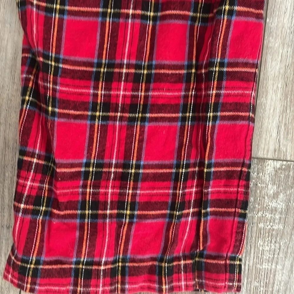 J. Crew red plaid pajama pants size medium